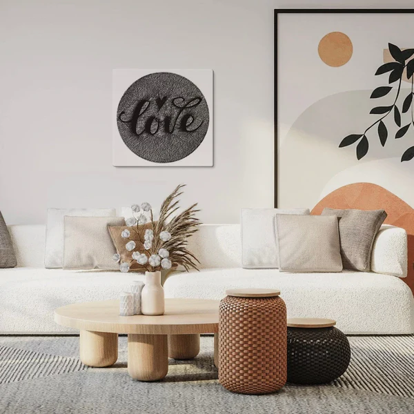 String art în interior modern